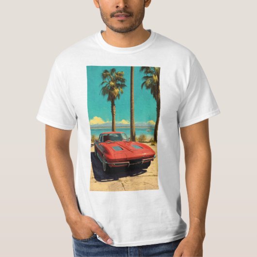 クラシック コルベット Tシャツ (正面)