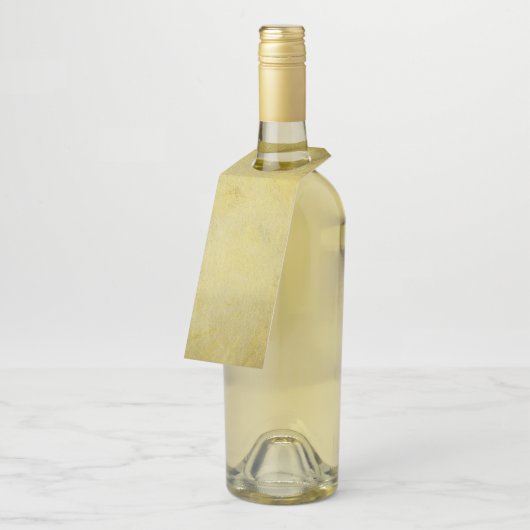 クラシック ゴールド テクスチャ テンプレート ボトルネックタグ (アングル)