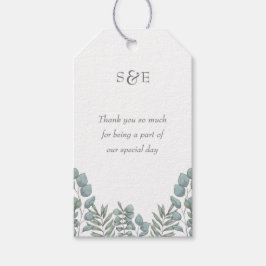 クラシック&サエレガントージグリーンユーカリフローラ ギフトタグ