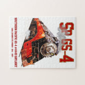 クラシック サザンパシフィック GS-4 蒸気機関車 ジグソーパズル (横)