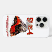 クラシック サザンパシフィック GS-4 蒸気機関車 Case-Mate iPhoneケース (裏面 (横))