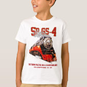 クラシック サザンパシフィック GS-4 蒸気機関車 Tシャツ (正面)