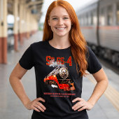 クラシック サザンパシフィック GS-4 蒸気機関車 Tシャツ