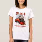 クラシック サザンパシフィックGS-4蒸気機関車 Tシャツ (正面)