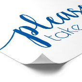 クラシック |スクリプトを1つ取ってください ポスター (角)