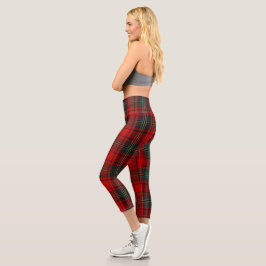 クラシック スコットランド タータン クリスマス カプリレギンス