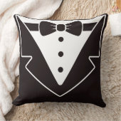 クラシック タキシード ミニマリスト スタイル スロー ピロー (ブランケット)