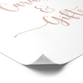 クラシック ダスティ ピンク ローズ フラワーカーズ゙ アンド ギフト ポスター (角)