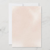 クラシック ダスティ ピンク ローズ 50周年 結婚記念日 招待状 (裏面)