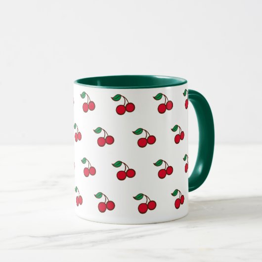 クラシック チェリー コーヒーマグ マグカップ (正面右)
