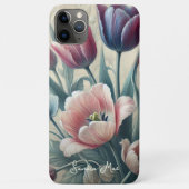 クラシック チューリップ ファインアート植物画 Case-Mate iPhoneケース (裏面)