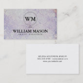 クラシック |テクスチャ |石 名刺 (正面/裏面)