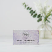 クラシック |テクスチャ |石 名刺 (スタンド正面)