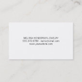 クラシック |テクスチャ |石 名刺 (裏面)