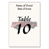 クラシック テーブルナンバー (正面)