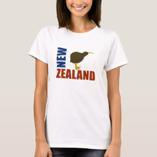 クラシック ニュージーランド キウイ 女性用Tシャツ Tシャツ