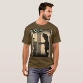 クラシック ノスフェラトゥ ホラー映画 Tシャツ (正面フル)