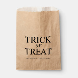 クラシック ハロウィン トリック オア トリート お菓子袋 フェイバーバッグ