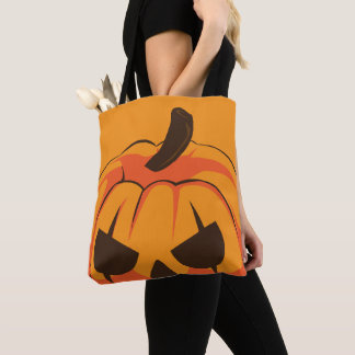 クラシック ハロウィン パンプキン ジャック・オ・ランタン トートバッグ
