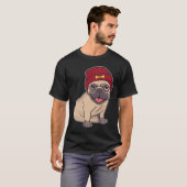 クラシック・パグ・ビーニー帽子 23 Tシャツ (正面フル)