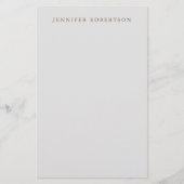 クラシック パーソナライズ カスタマイズ ミニマル 便箋 (正面)