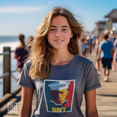 クラシック ビンテージ 愛国 アメリカ海軍 水兵 メンズ Tシャツ
