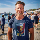 クラシック ビンテージ 愛国 アメリカ海軍 水兵 メンズ Tシャツ