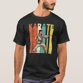 クラシック ビンテージ 空手 レトロ 武道 Tシャツ