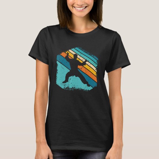 クラシック ビンテージ 空手 空手 Tシャツ (正面)