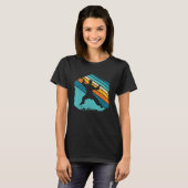 クラシック ビンテージ 空手 空手 Tシャツ (正面フル)