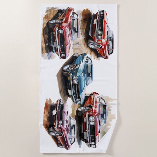 クラシック ビーチタオル (正面)