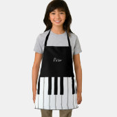 クラシック・ピアパーソナライズされたノ・キッズ・ミュージック エプロン (インサイチュ)