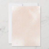 クラシック ピンク ローズ ウェディング キッシング メニュー ゲーム カード (裏面)