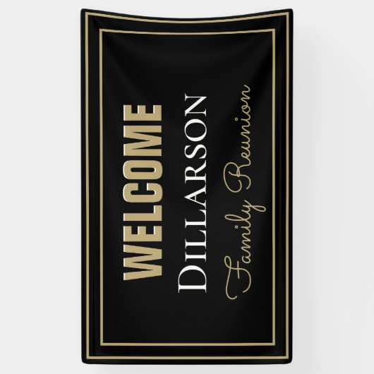 クラシック、ファミリー懇親会ウェルカムバナー 横断幕 (縦)