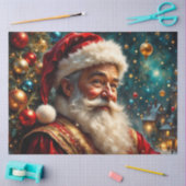 クラシック・ファーザー・クリスマス | 伝統的なサンタクロース 薄葉紙 (クラフト)