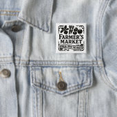 クラシック・ファーマーズマーケット - バレー産直送 缶バッジ (インサイチュ)