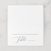 クラシック | フォーマル結婚 プレイスカード (外部開封)