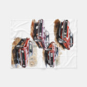 クラシック フリースブランケット (正面(横))