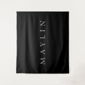 クラシック | ブラック&ホワイト タペストリー (正面)