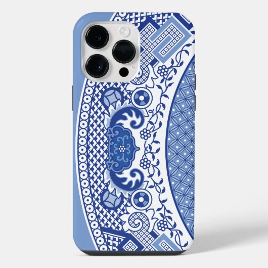 クラシック ブルーウィロー iPhone/iPadケース iPhoneケース (裏面)