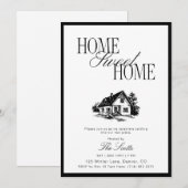 クラシック ホーム スイート サム ハウスウォーミング 招待状 (正面/裏面)