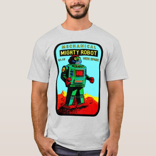 クラシック「マイティRobot」 Tシャツ (正面)