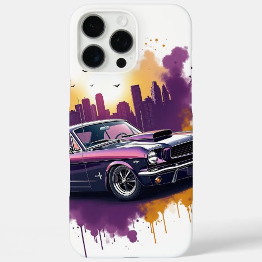 クラシック・マスタング マッスルカー Case-Mate iPhoneケース (裏面)
