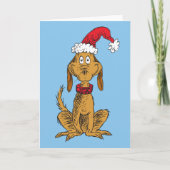 クラシック |マックス – Santa Hat シーズンカード (正面)