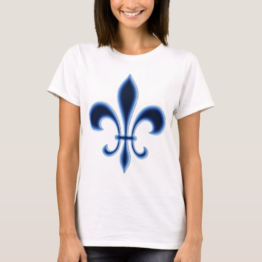 クラシック ミニマリスト フルール・ド・リス グラフィック Tシャツ (正面)