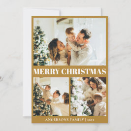 クラシック ミニマル クリスマス マスタード ゴールド