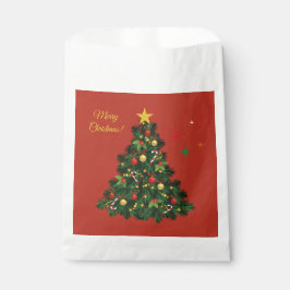 クラシック メリークリスマス フェイバーバッグ