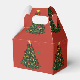 クラシック メリークリスマス フェイバーボックス