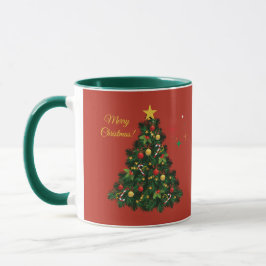 クラシック メリークリスマス マグカップ