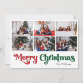 クラシック・メリー・クリスマス年レビュー10写真 シーズンカード (正面)